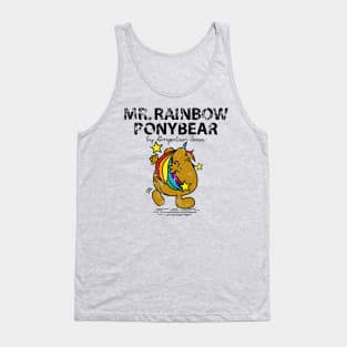 Mr. Rainbow Pony Bear Tank Top